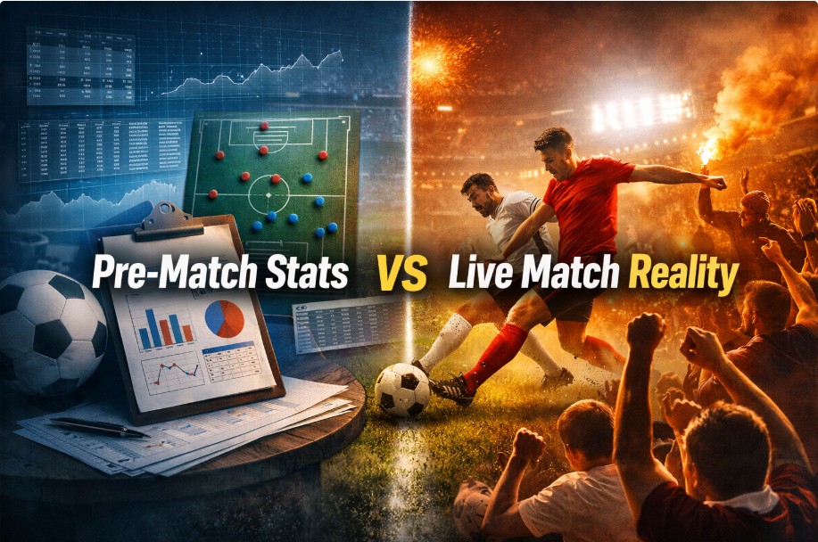 How Pre-Match Stats Compare to Live Match Reality