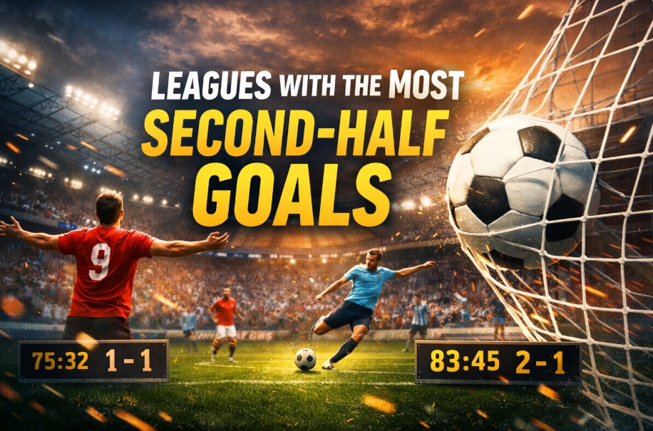 Leagues With the Most Second-Half Goals