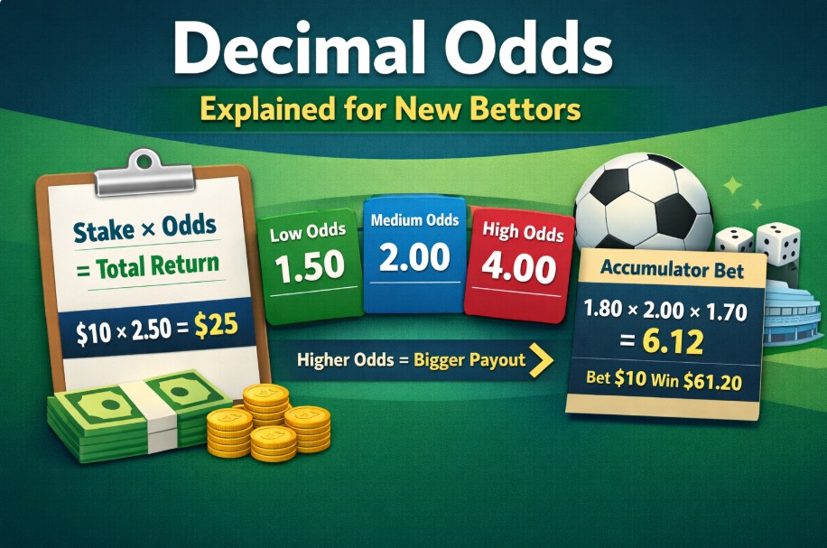 Decimal Odds Explained for New Bettors